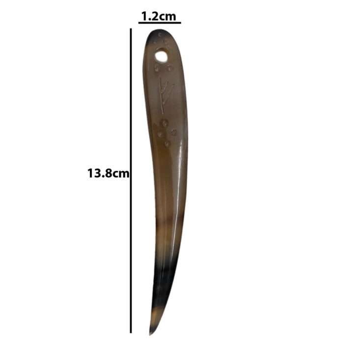 MRYN01f Natural Hand made buffalo Horn Yarn Needle