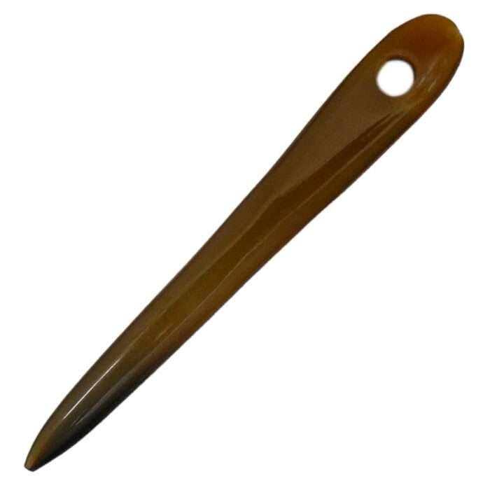 MRYN03b Natural Hand made buffalo Horn Yarn Needle
