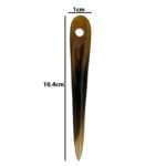 MRYN03f Natural Hand made buffalo Horn Yarn Needle