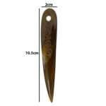 MRYN04f Natural Hand made buffalo Horn Yarn Needle