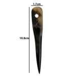 MRYN05f Natural Hand made buffalo Horn Yarn Needle