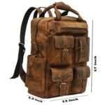 BG195 Rexo Crunch Leather Backpack