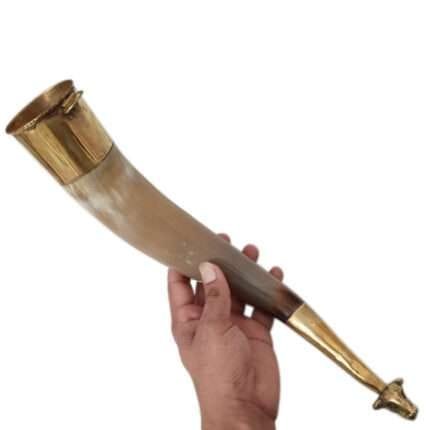 HR112a Bull Horn Gaumukhi Shringi