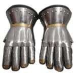 J73 Medieval Functional Steel Gauntlets Glove