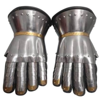 J73 Medieval Functional Steel Gauntlets Glove