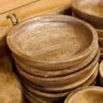 WP03 Wooden Solid Serving Bowl