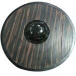F81 Viking Black Wooden Shield copy