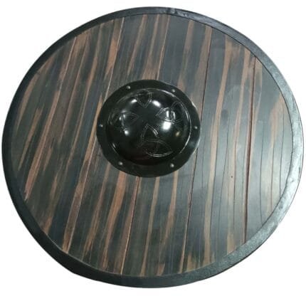 F81 Viking Black Wooden Shield copy