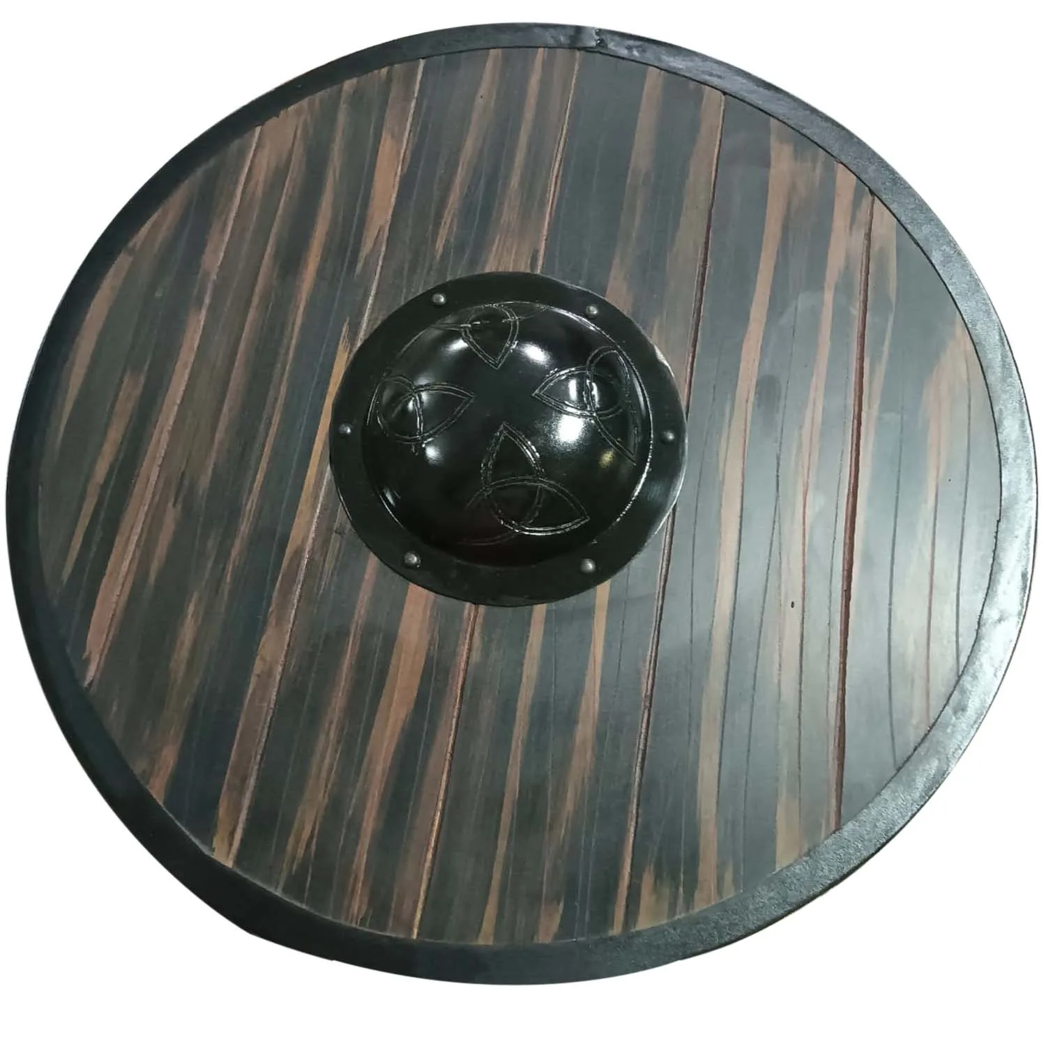 F81 Viking Black Wooden Shield copy