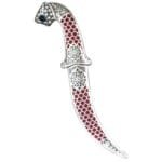 HK87 Antique Finish Floral Dagger