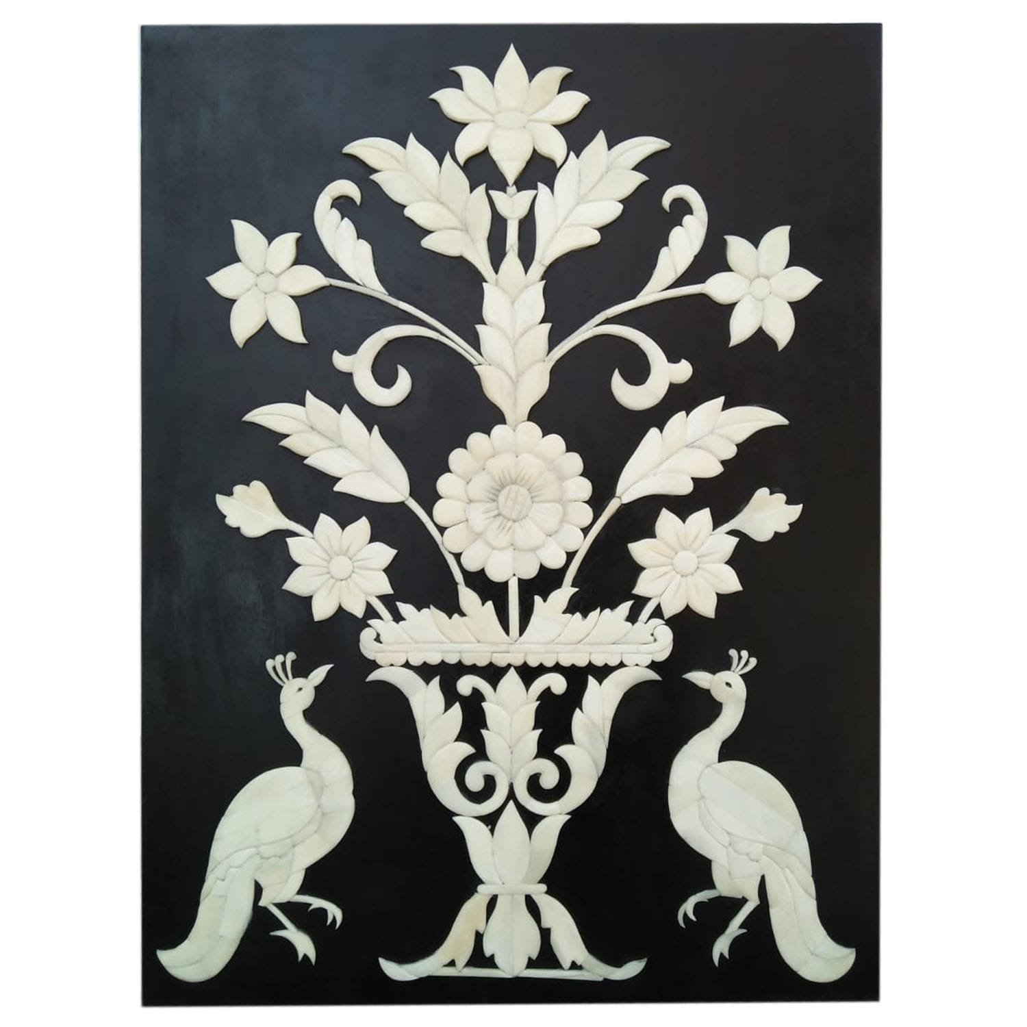 BD01 floral and bird inlay design BD01 floral and bird inlay design