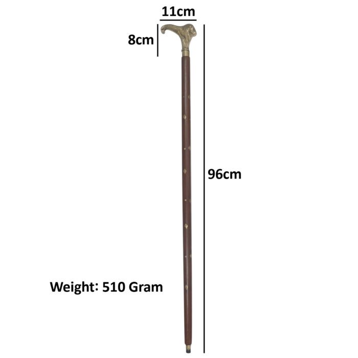 WS17d Lion Head Cane
