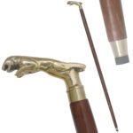 WS18c Panther Handle Cane