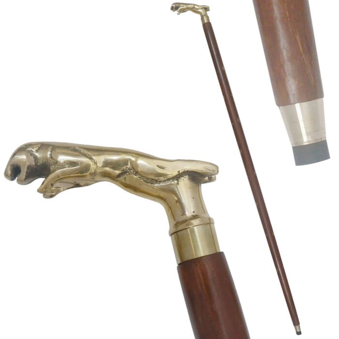 WS18c Panther Handle Cane