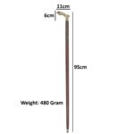 WS18d Panther Handle Cane