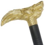 WS23c Eagle Head Samurai Walking Cane