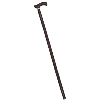 WS26 Braided Pattern Wooden Walking Stick