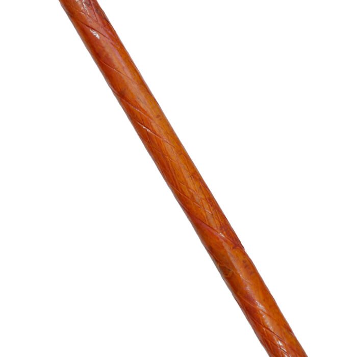 WS27c Carved Braided Wooden Walking Stick
