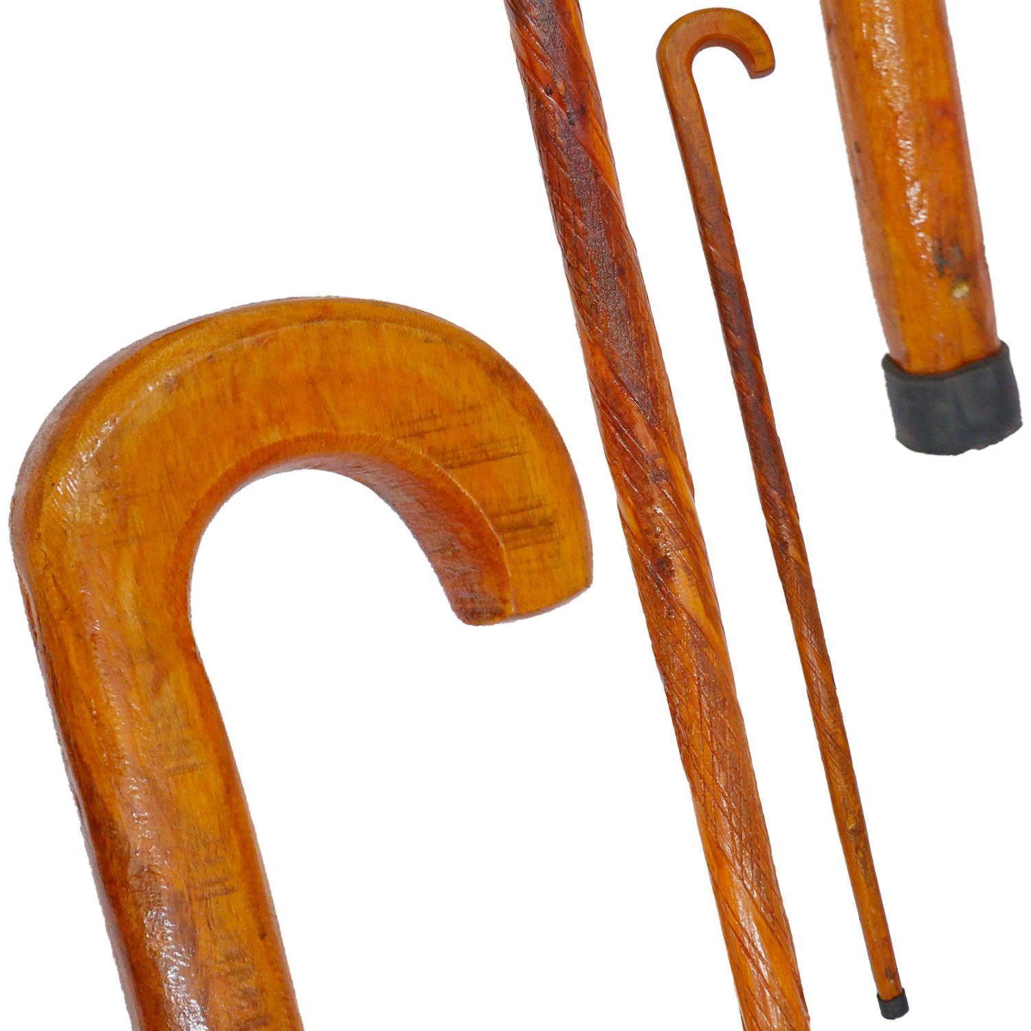 WS29d Handcrafted Wooden Walking Cane