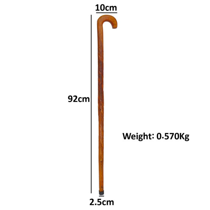 WS29e Handcrafted Wooden Walking Cane